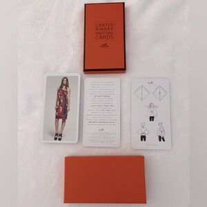HERMES Limited Edition Knotting Cards, HERMES box, Authenticity Card